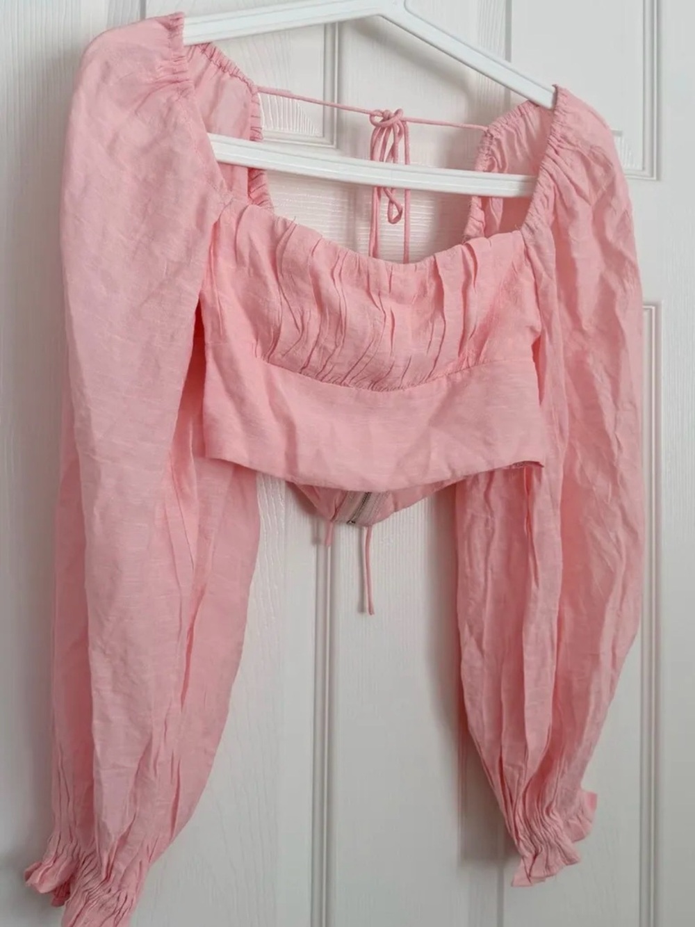 Princess Polly Long Puff Sleeve Drop Top Blouse